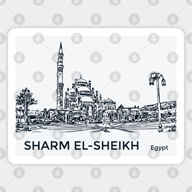 Sharm el-Sheikh Egypt Magnet by Lakeric